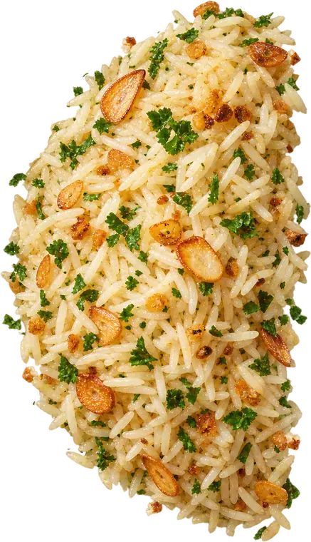 Garlic herb rice