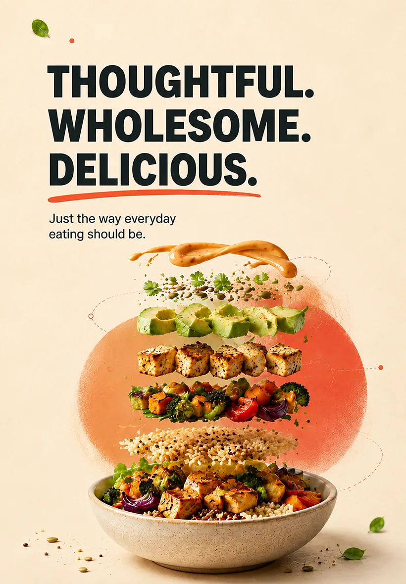 Thoughtful, wholesome, delicious &mdash; just the way everyday eating should be.